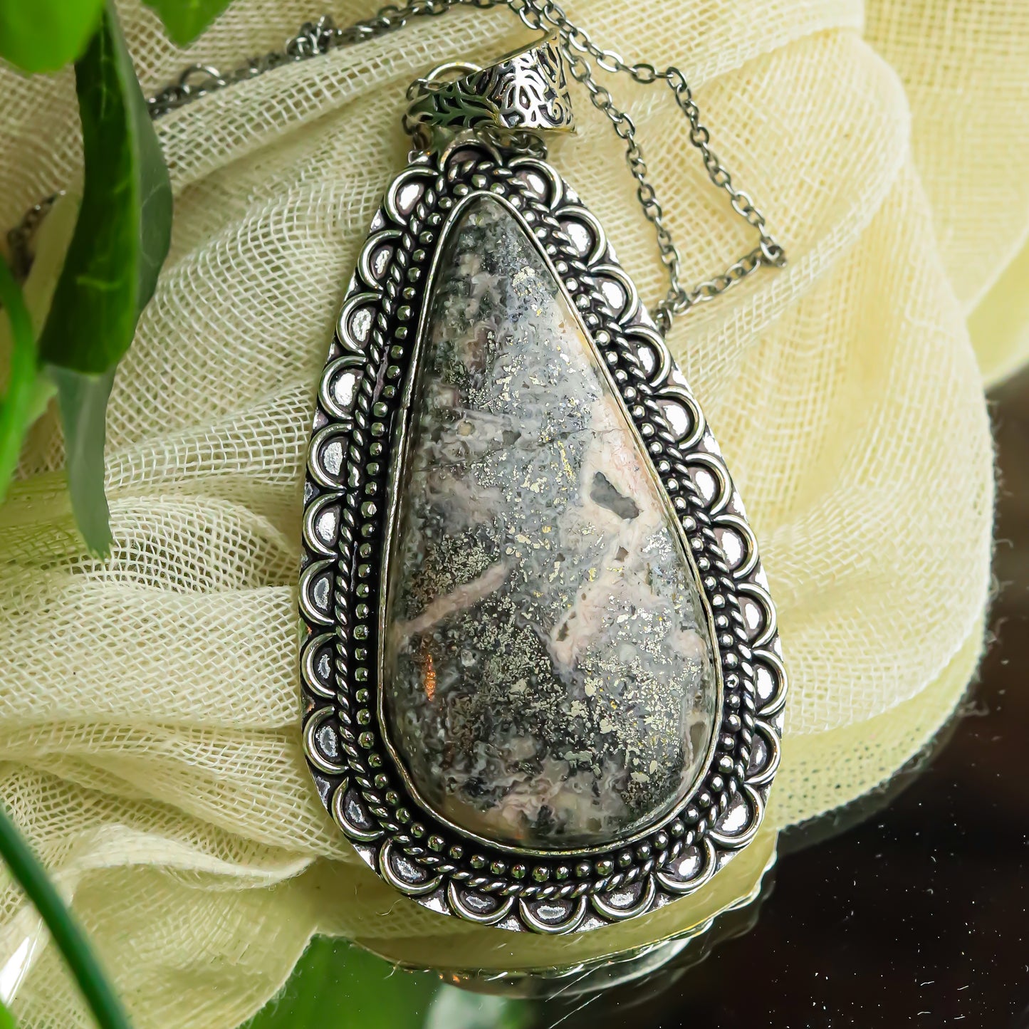 Real Rhodochrosite Pendant