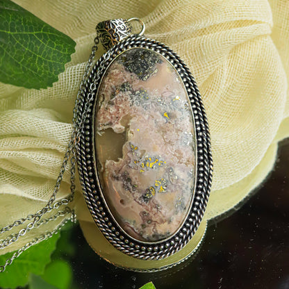 Real Rhodochrosite Pendant