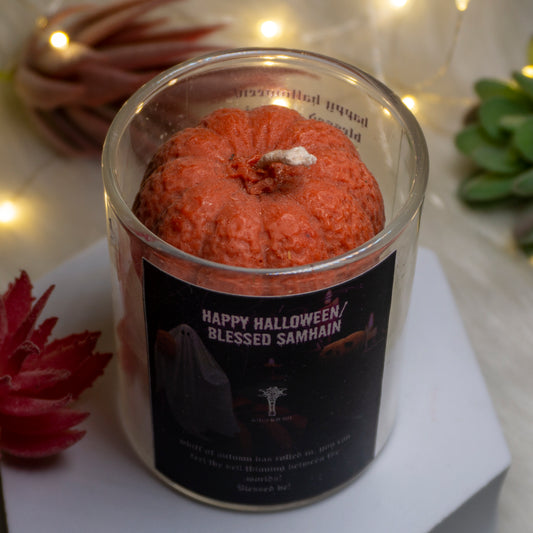 Samhain altar Intention Candle- ancestral divination/ decor candle