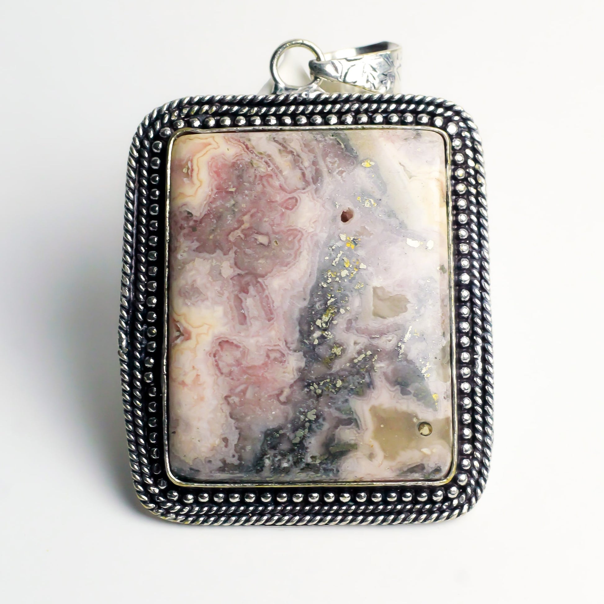 Real Rhodochrosite Pendant