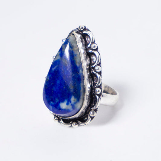 Lapis Lazuli Crystal Ring