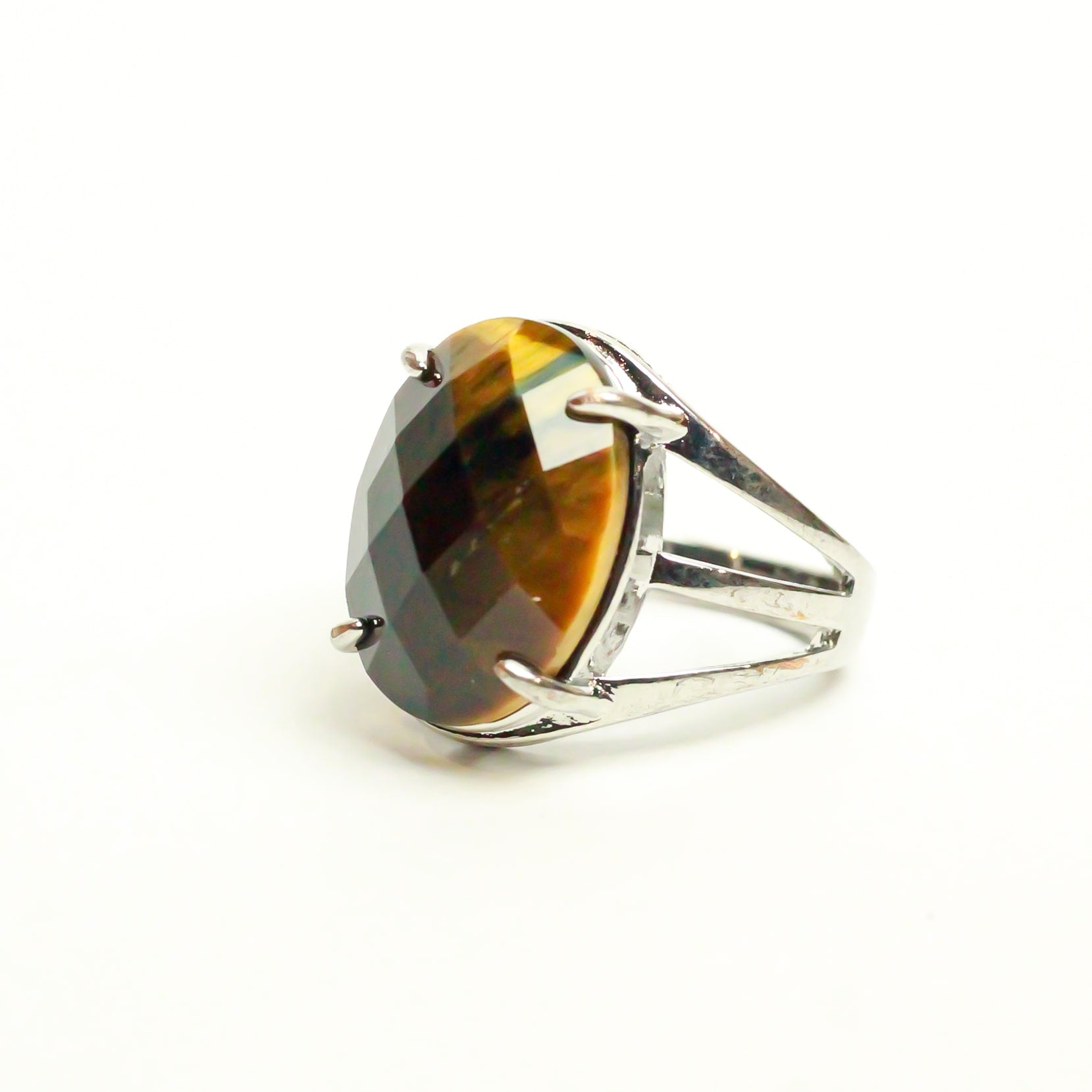 Real Tiger Eye Ring