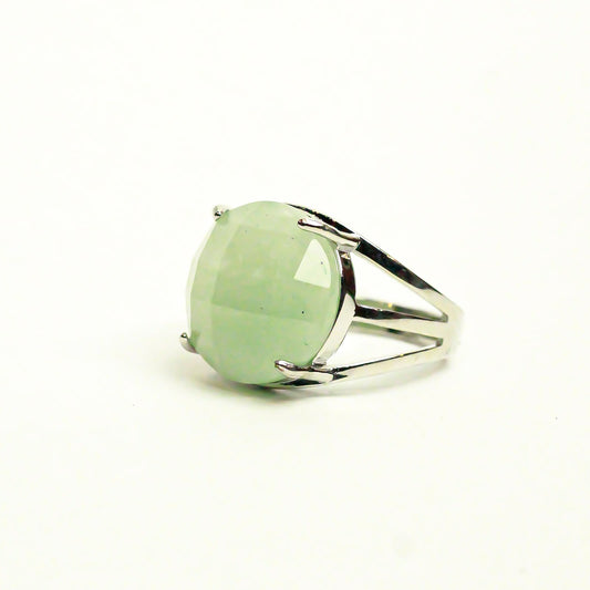 Real Green Aventurin Ring