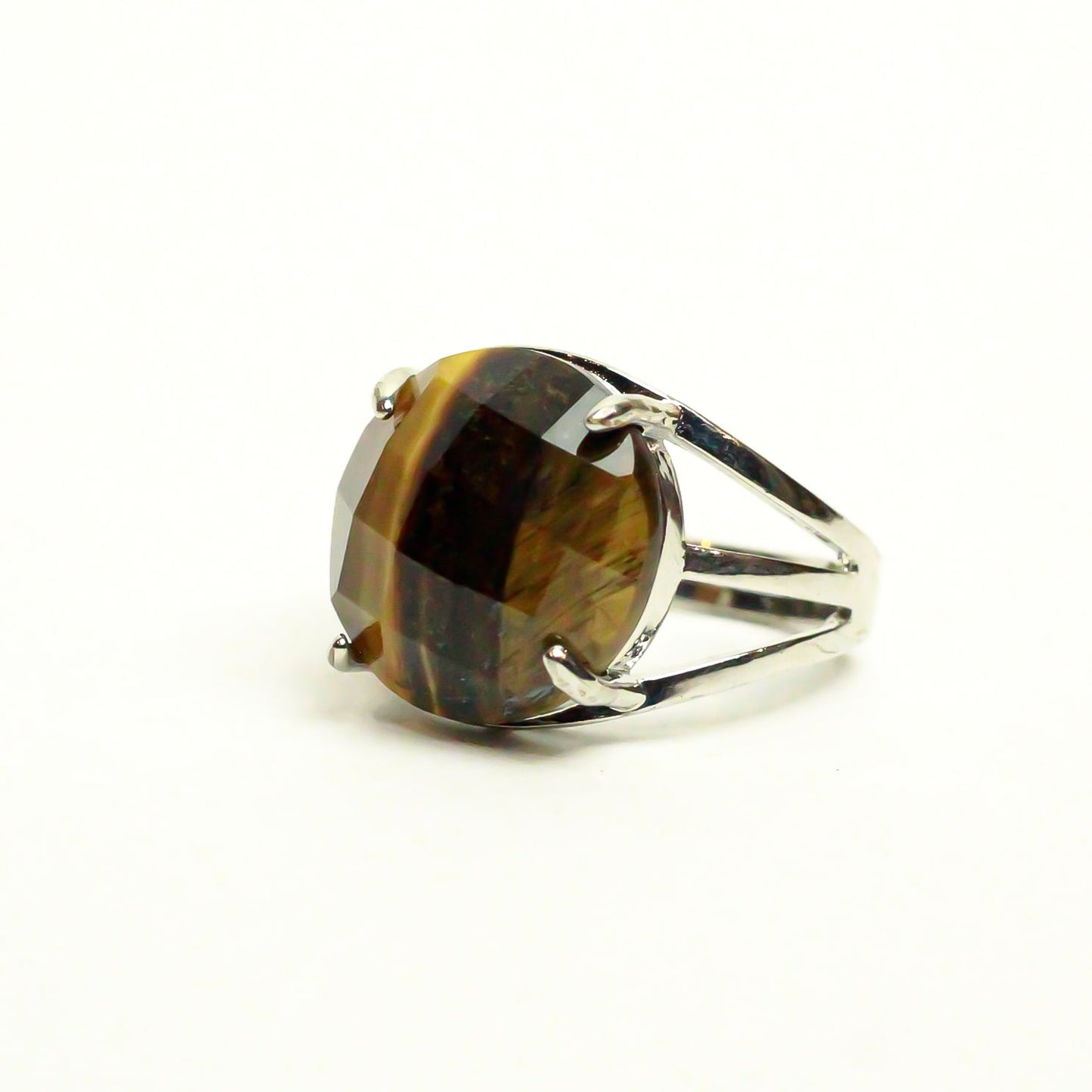 Real Tiger Eye Ring