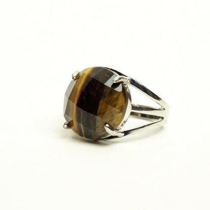 Real Tiger Eye Ring