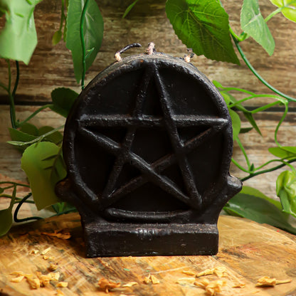 Real Black Colour Pentagram Figure Candle