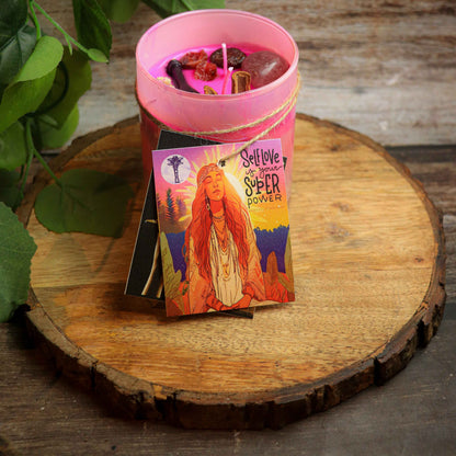 Real The Glow-up And Show-up Intention Candle