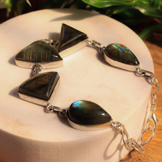 Real Labradorite Bracelet