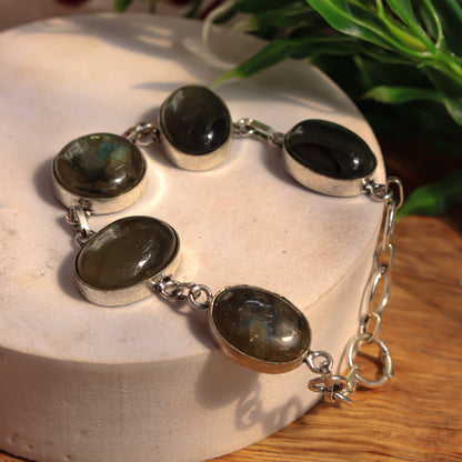 Real Labradorite Bracelet