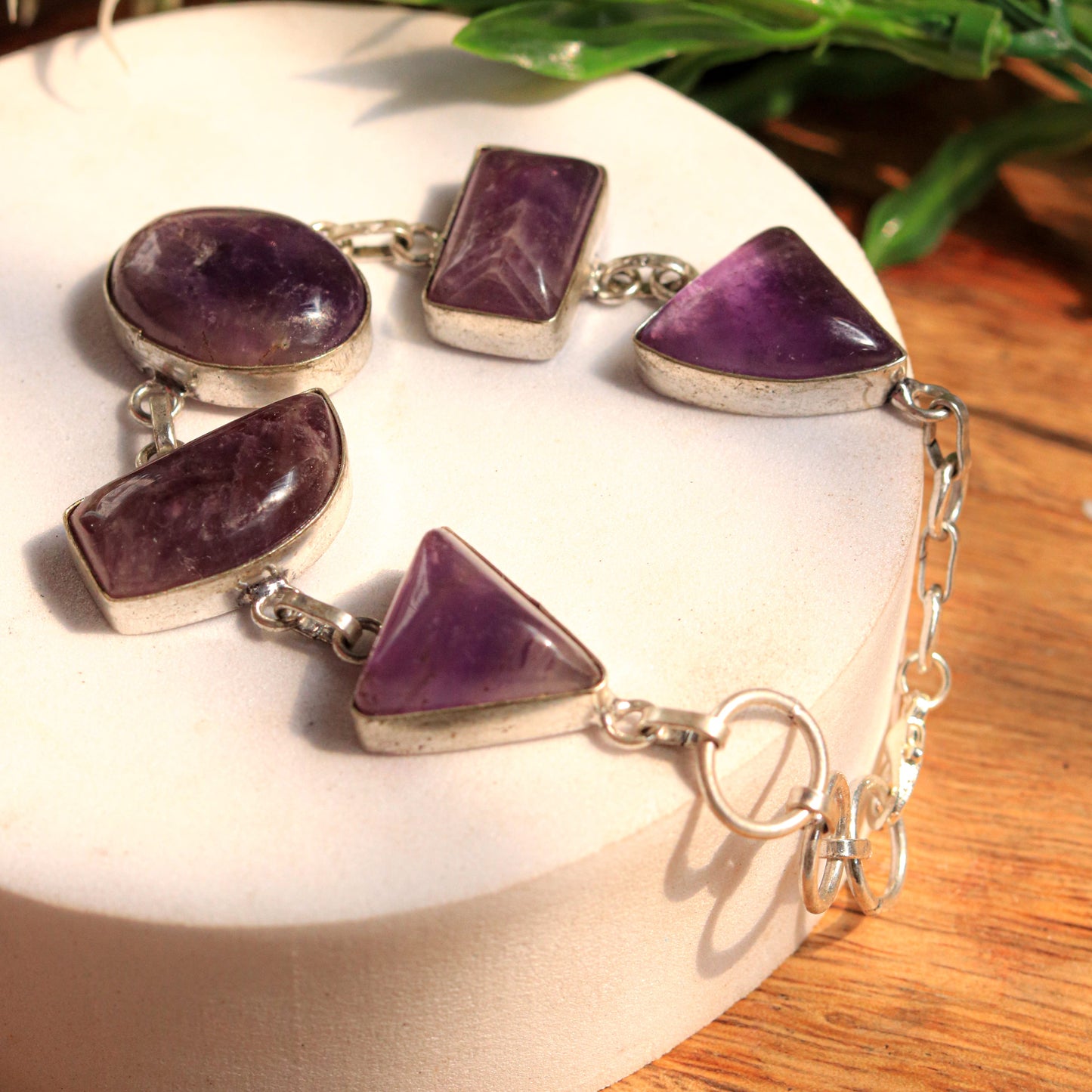 Real Amethyst Bracelet