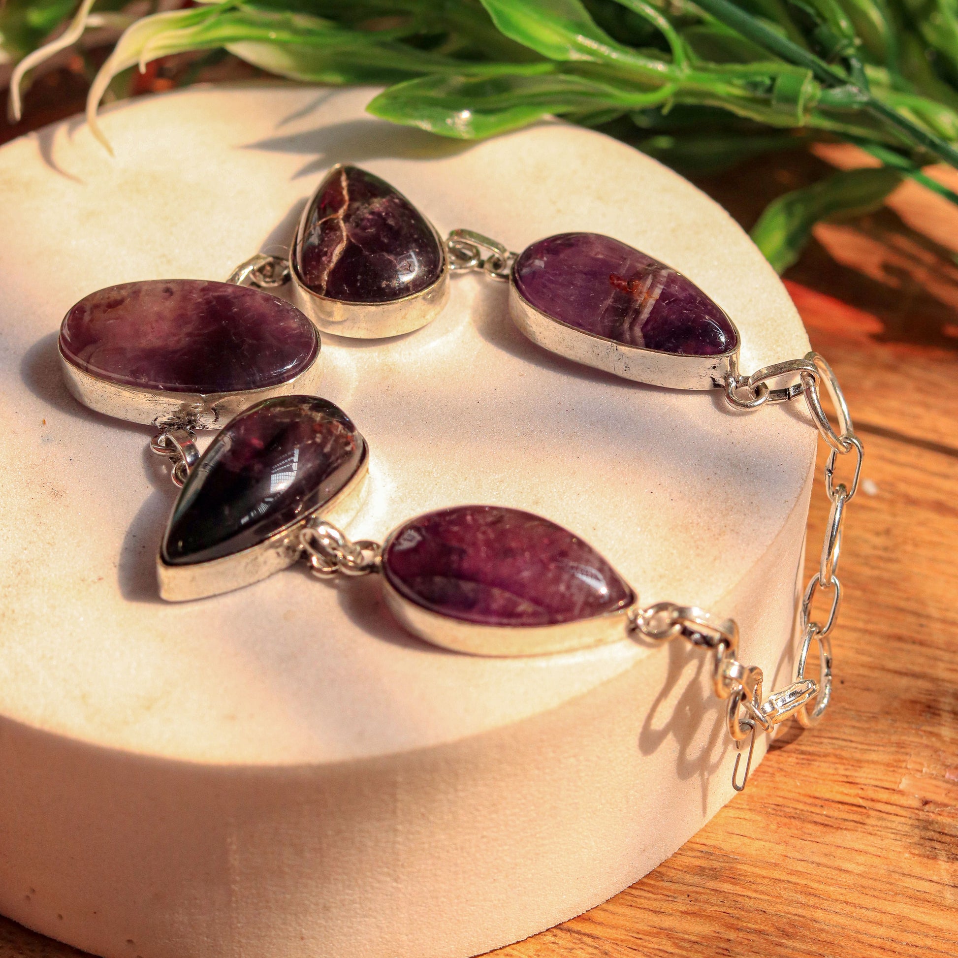 Real Amethyst Bracelet