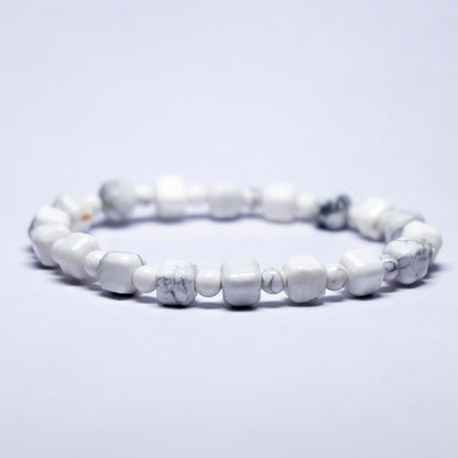 Howlite Crystal Bracelet And Stone Fancy Bracelet Jewellery