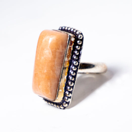 Scolecite Crystal And Stone Ring Jewellery