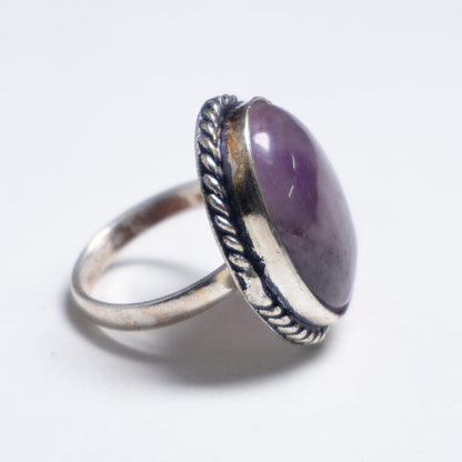 Amethyst Crystal And Stone Ring Jewellery