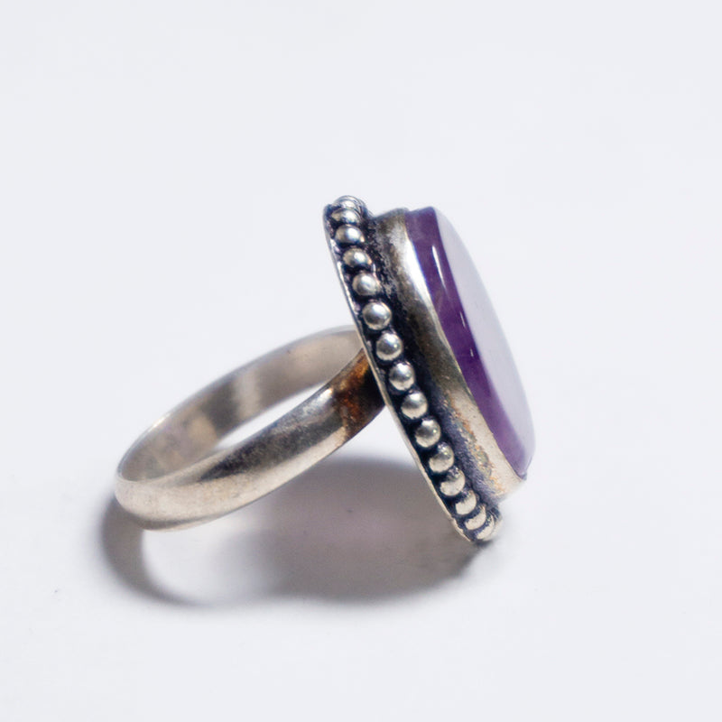 Amethyst Crystal And Stone Ring Jewellery