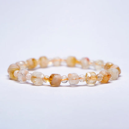 Citrine Bracelet Crystal And Stone Fancy Bracelet Jewellery 8 mm