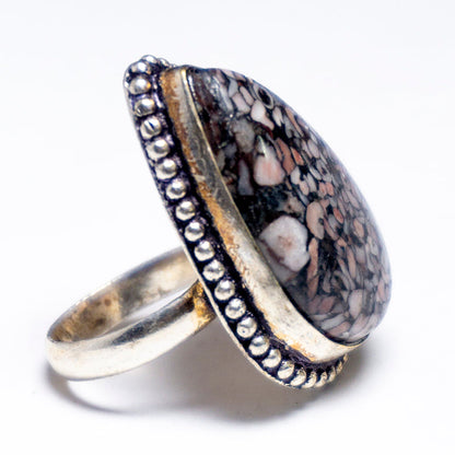 Leopard Skin Crystal And Stone Ring Jewellery