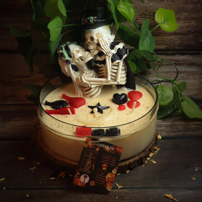 Real Couple Skeleton Intention Candle