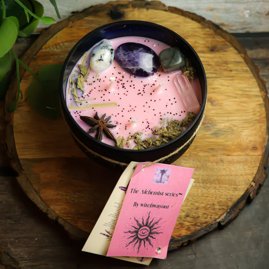 "Real The Alchemist’s Psychic Forest - Intention Candle
"