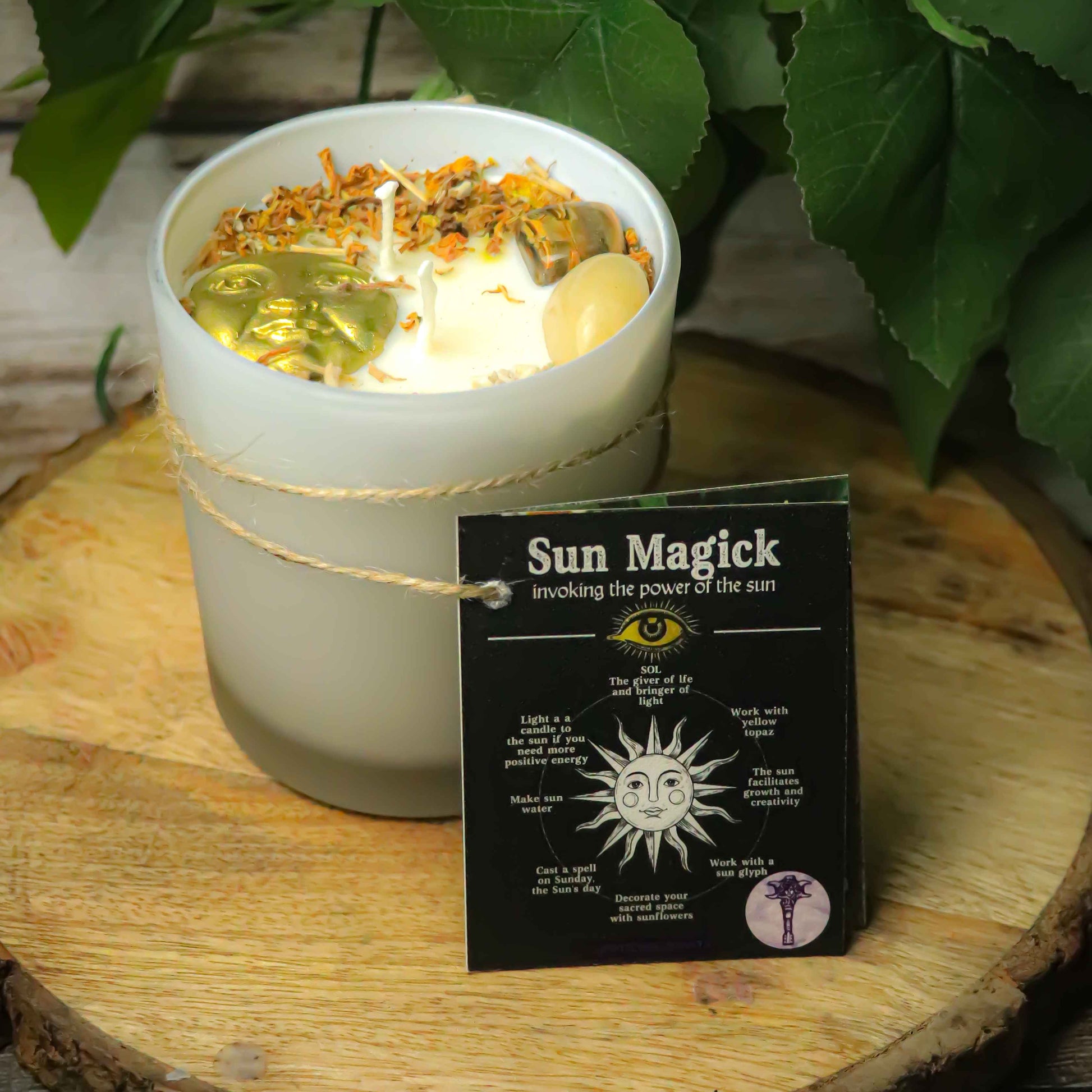 Real Sun Magick!! - Intention Candle