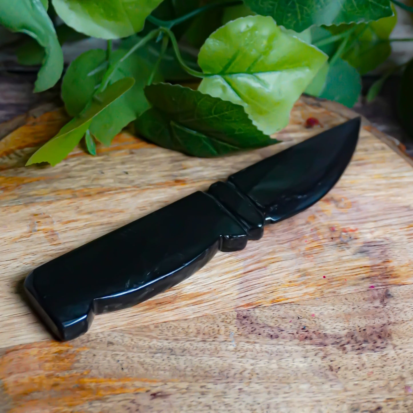 Real Black Obsidian Knife Alterware