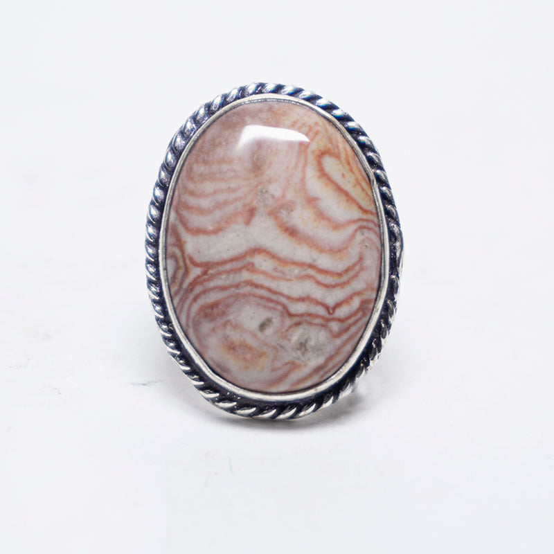 Crazy Lace Agate Crystal And Stone Ring Jewellery