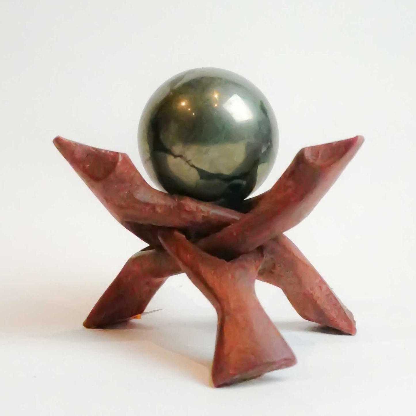 Real Pyrite Crystall Ball Sphere