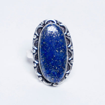 Lapis Crystal And Stone Ring Jewellery