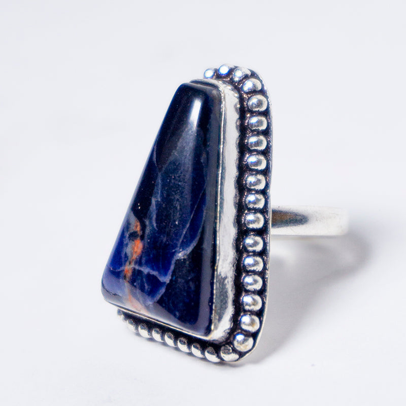 Lapis Crystal And Stone Ring Jewellery