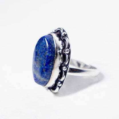 Lapis Lazuli Crystal Ring