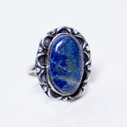 Lapis Lazuli Crystal Ring