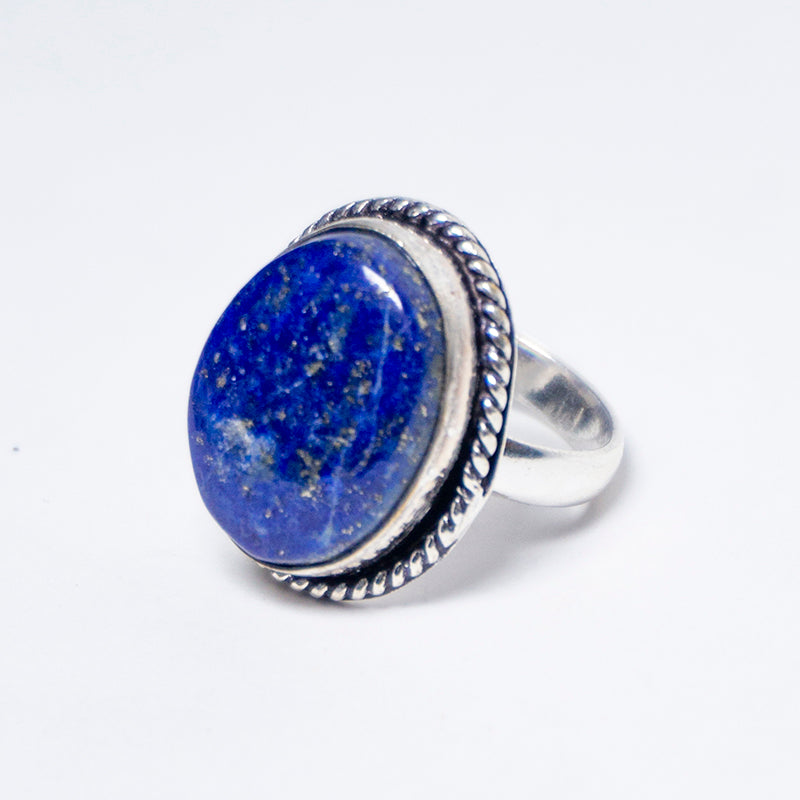 Lapis Lazuli Crystal Ring