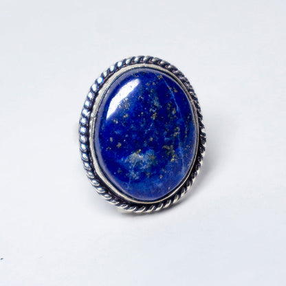 Lapis Lazuli Crystal Ring