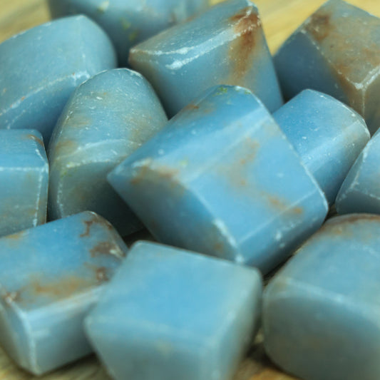 Angelite Crystal Tumbles/Tumbled Stone