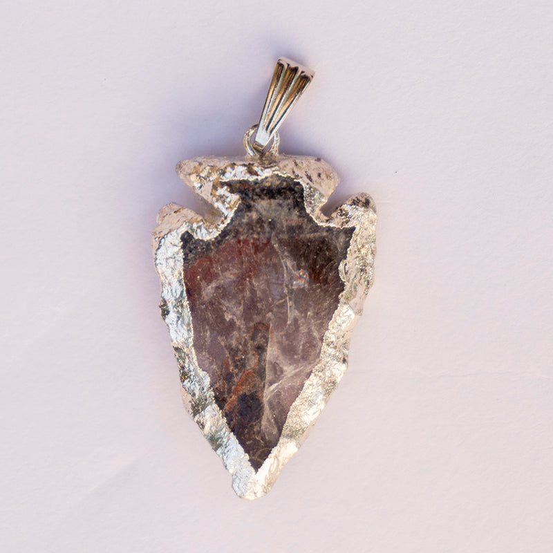 Amethyst Pendant Crystal And Stone Necklace Arrowhead Pendant Jewellery