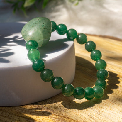 Real Aventurine Magick- Recreate Happiness And Achieve Those Dreams Crystal And Stone Combination Bracelet Jewellery