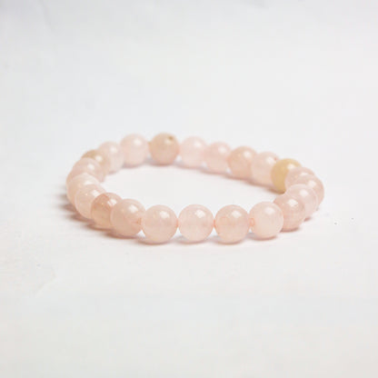 Rose Quartz Crystal and Stone Bead Bracelet Jewellery 8mm