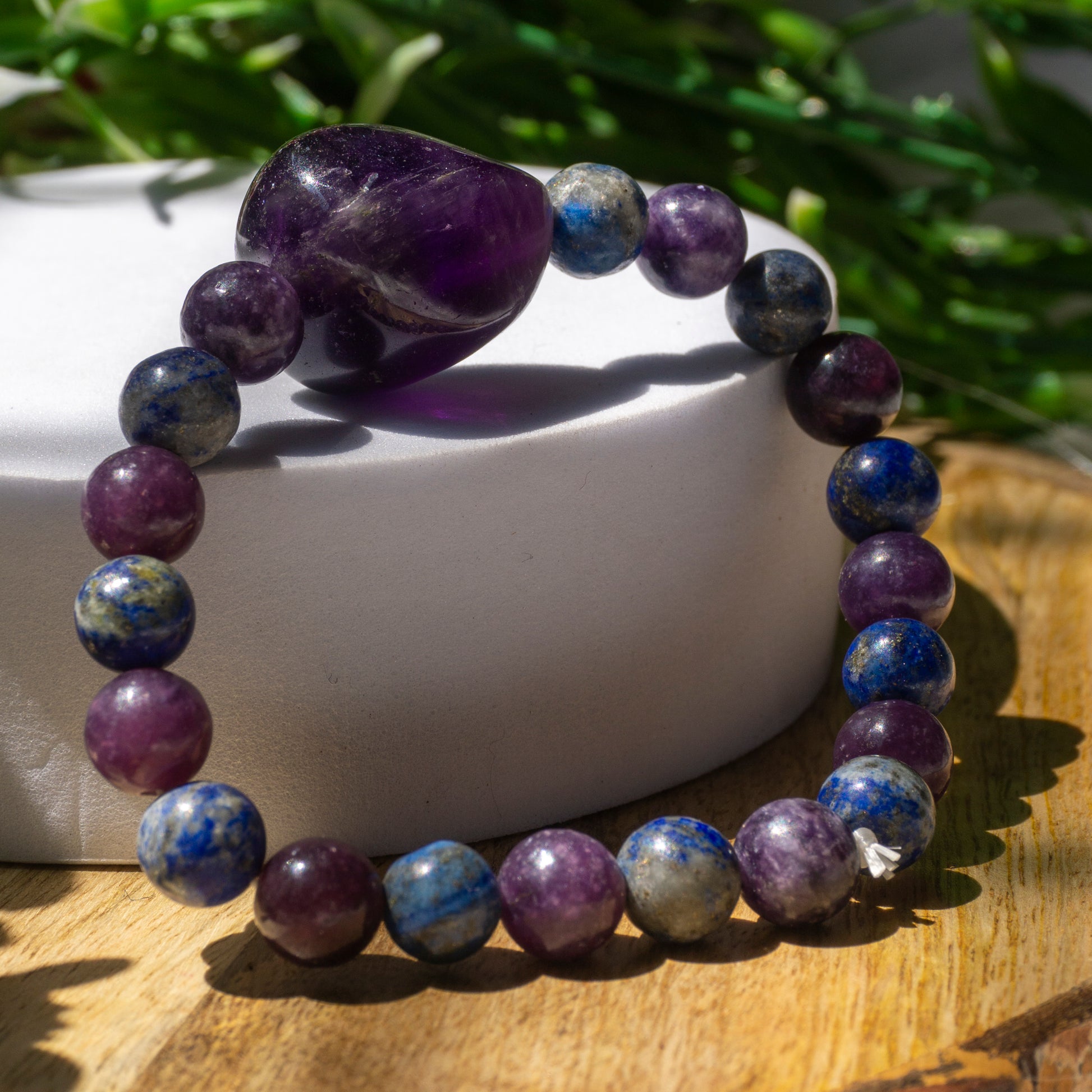 Spiritual Awareness, Psychic Healing And Protection, Self Empowerment  Crystal And Stone Combination Bracelet Jewellery