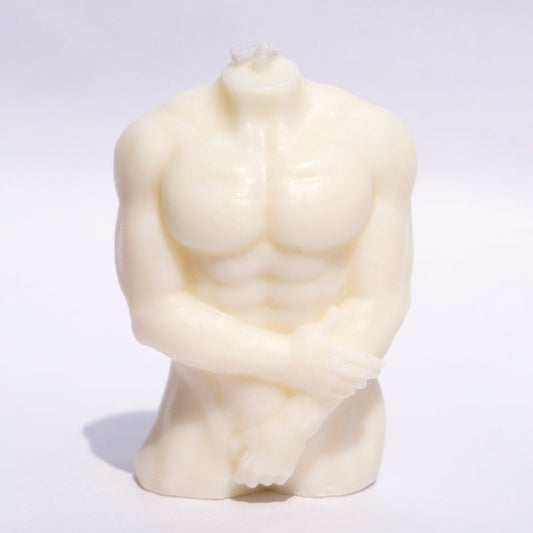 Male Torso Candle