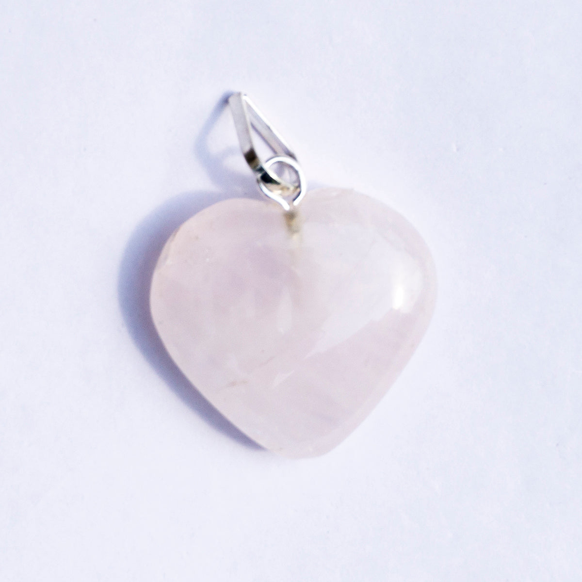 Rose Quartz Pendant Crystal And Stone Necklace Heart Shaped Pendant Jewellery