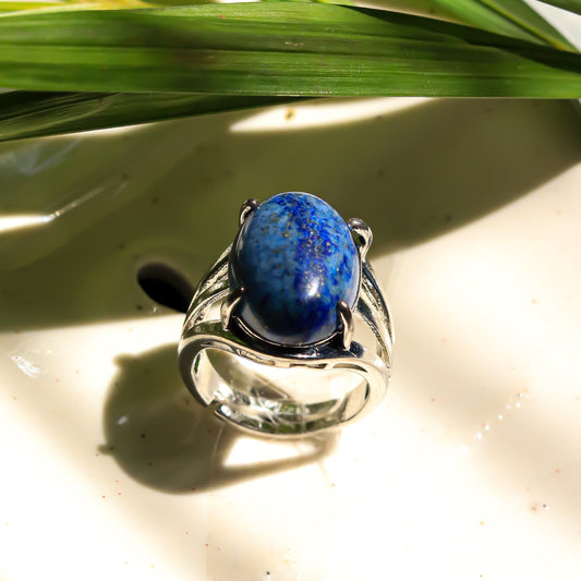 Real Lapis Lazuli Ring