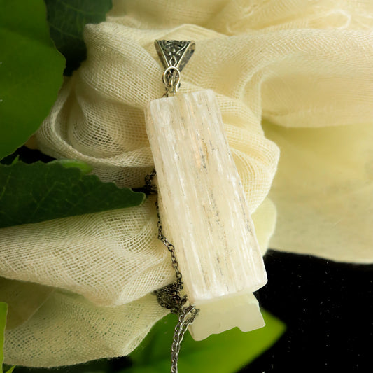 Real Selenite Pendant