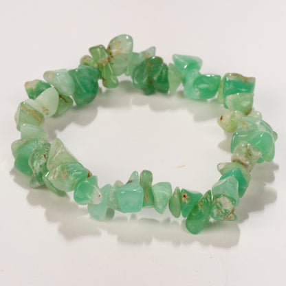 Real Amazonite Crystal and Stone Chip Bracelet Jewellery