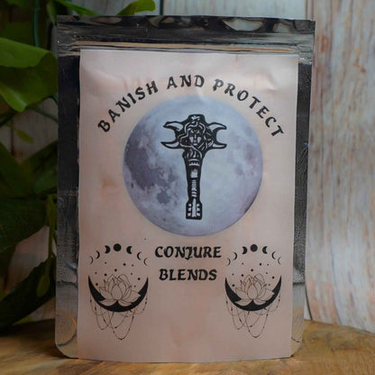 Real Banish & Protect Hoodoo Powder Herbs / Conjure Blends