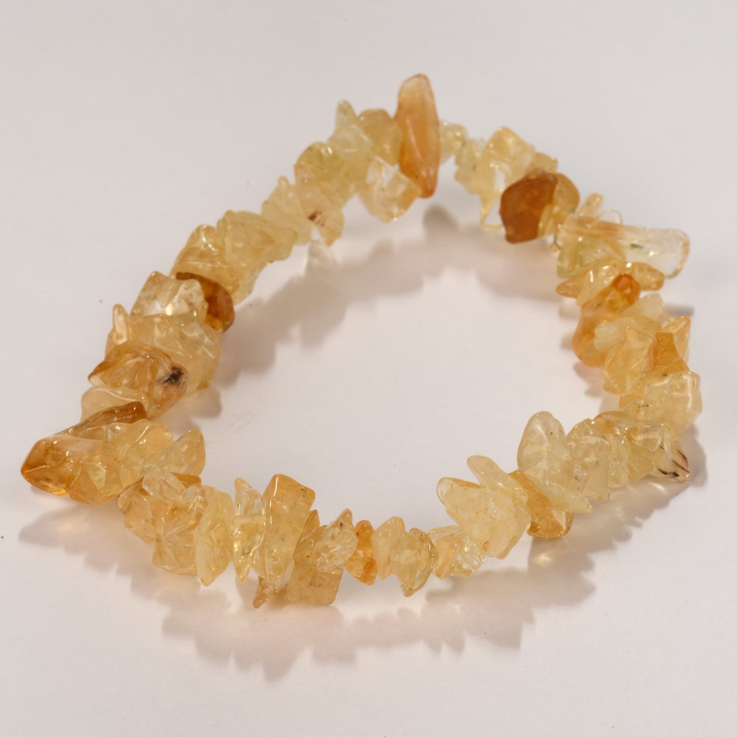 Real Citrine Crystal and Stone Chip Bracelet Jewellery