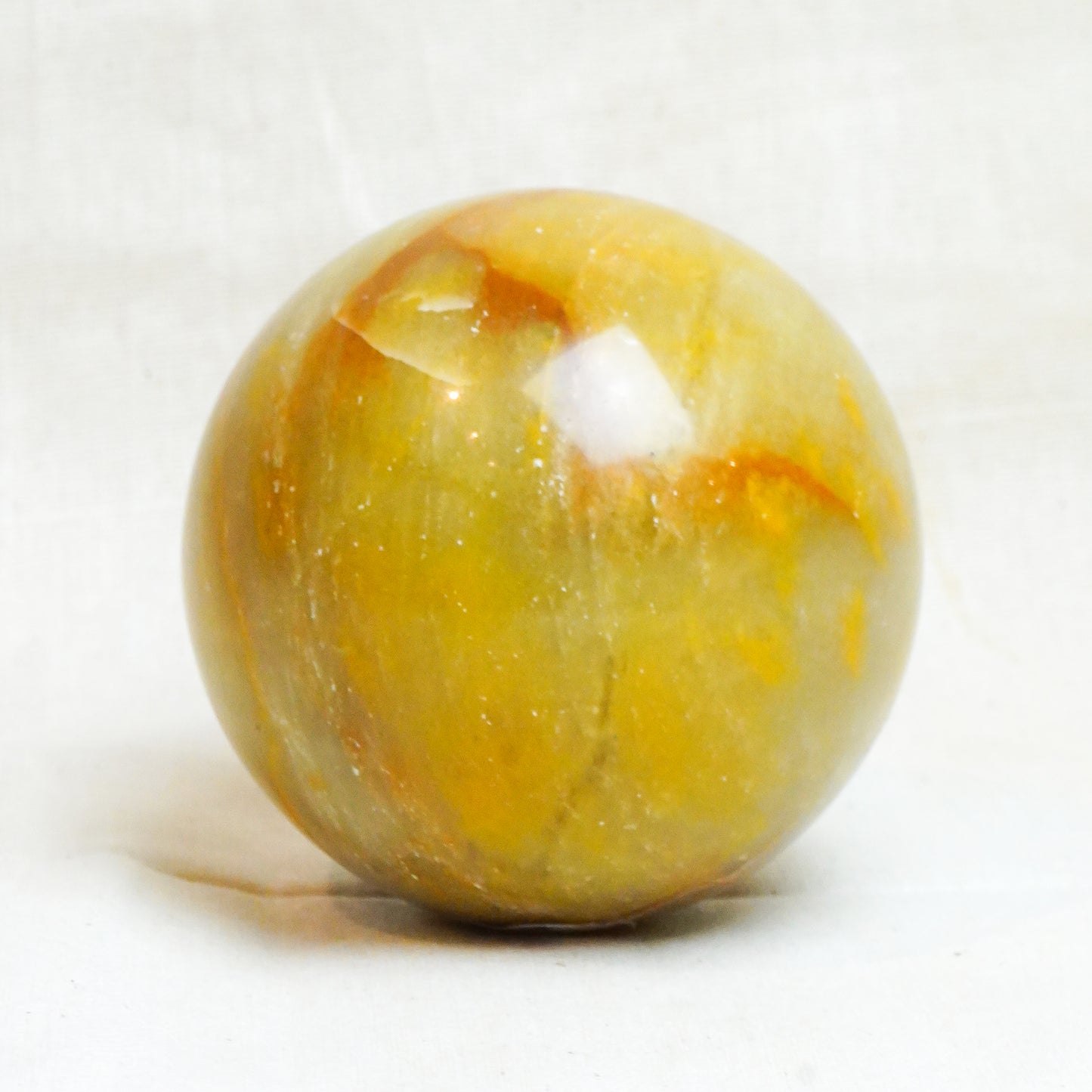 Yellow Agate Crystal Ball Sphere