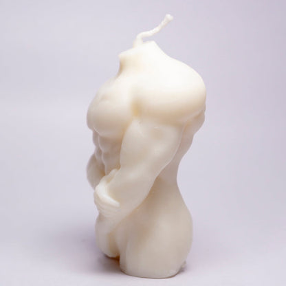 Male Torso Candle