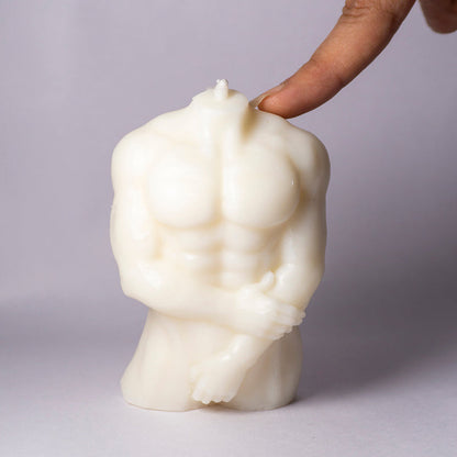 Male Torso Candle