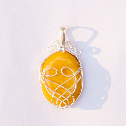 Yellow Aventurine Crystal And Stone Necklace Pendant Jewellery