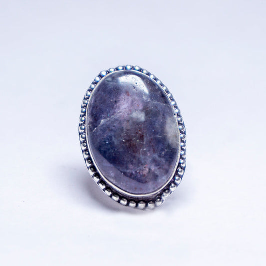 Uruguay Amethyst Crystal And Stone Ring Jewellery